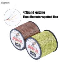 สายเอ็นตกปลาสายตกปลาแบบถัก CLARON 10-60LB สีเหลืองลายพรางแข็งแรงทนทาน100เมตร