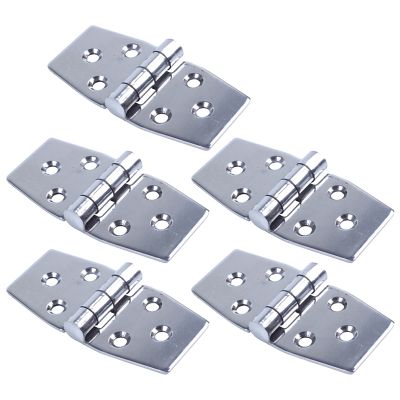 5 Piece Boat Hinge Chain Boat Hatch Compartment Hinges for 76 X 38 mm Accessories