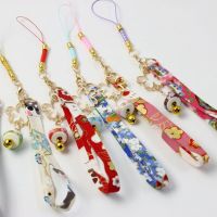 【cw】 Cartoon Japan Keychain Neko Trinkets Car Accessory Pendant Luck Wealth