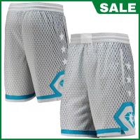 Top-quality 2022 Nba All Star 75th Basketball Jersey Shorts for Men Heat Pressed Gray