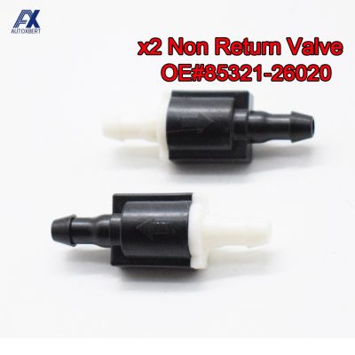 เครื่องซักผ้ากระจกหน้ารถวาล์ว Non Return Check Valve Connector สำหรับ Toyota 4Runner Avalon Camry Highlander Prius สำหรับ Lexus GS IS RX