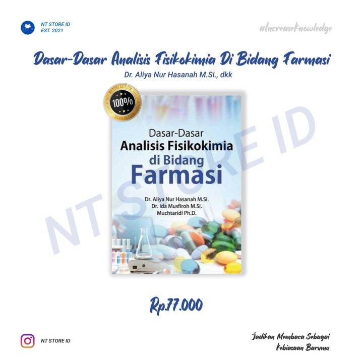 Buku Dasar-Dasar Analisis Fisikokimia Di Bidang Farmasi | Lazada Indonesia