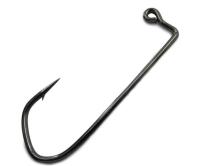 100pcs 7150 Jig Fishing Hooks Barbed Black Hook High Carbon Steel Barbarian 90 Degree Fishhook Size 1 to 10/0