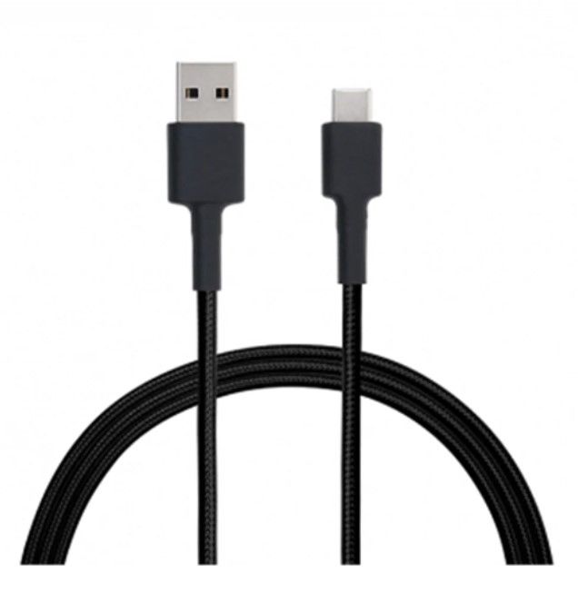 CHARGER CABLE (สายชาร์จ) MI BRAIDED USB TYPE-C CABLE (18714) (BLACK)