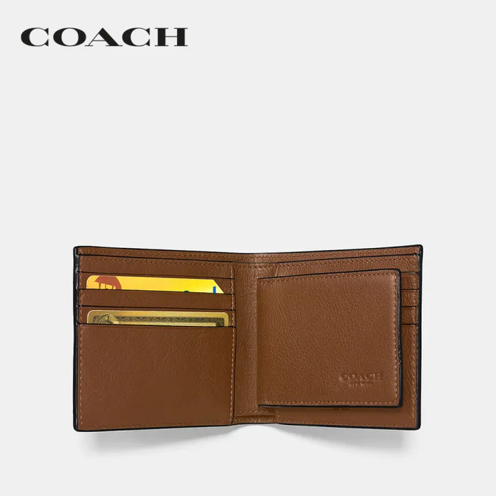 coach-กระเป๋าสตางค์ผู้ชายรุ่น-3-in-1-wallet-สีน้ำตาล-74991-cwh