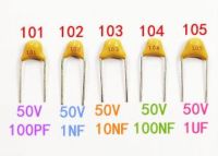 【YF】✽ↂ✣  1000pcs Multilayer ceramic capacitor 100PF 1nF 10nF 100nF 1UF 50V 5.08MM 20  Y5V