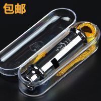 Stainless steel high-frequency high decibel whistle lifesaving metal outdoor survival whistle Survival kits