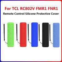 สมาร์ททีวีการควบคุมระยะไกลแขนป้องกันสำหรับ TCL RC802V FMR1 FNR1ป้องกันการวางซิลิโคนที่ครอบคลุมกรณีกันฝุ่นกันน้ำ2021