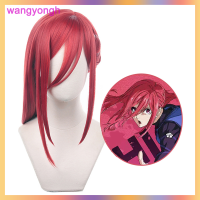 wangyongh Anime Blue LOCK hyoma chigiri คอสเพลย์วิกผมสีแดงผมทนความร้อนวิกผม