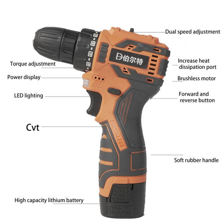 ไขควงไร้แปรงถ่าน16-8v-ไขควงสว่านปากกาลิเธียมชาร์จได้สว่านแรงบิดเครื่องมือทางไฟฟ้า