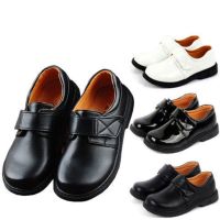 COD DSGRTYRTUTYIY black leather shoes sugar kids shoes for girls school shoes for kids boy black shoes for kids boys Boys black leather shoes Korean version of childrens white casual shoes stage host shoes suit and suit students perform new models