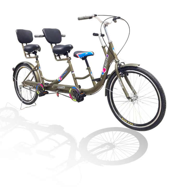 tandem-bike-จักรยานคลาสสิค-จักรยาน-2-เบาะ-2-คนปั่น-ขนาด-24-นิ้ว-เฟรมเหล็กstel