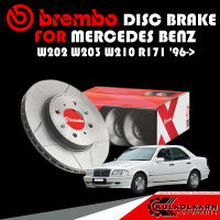 จานเบรกหลัง BENZ W202 W203 W210 R171  96-&amp;gt; (M08 5178 77)