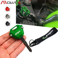 สำหรับ Kawasaki NINJA 1000SX ZX6R ZX10R NINJA 650 NINJA 400 NINJA 1000เคสครอบกุญแจรถจักรยานยนต์และพวงกุญแจ