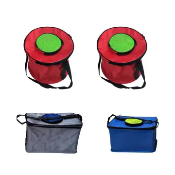 Canvas Water Carrier Bag, Foldable Fishing Bucket