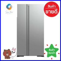 ตู้เย็น SIDE BY SIDE HITACHI RS600PTH0 GS 21 คิว กระจกเงิน อินเวอร์เตอร์SIDE-BY-SIDE REFRIGERATOR HITACHI RS600PTH0 GS 21CU.FT SILVER MIRROR INVERTER **ลดราคาจัดหนัก **