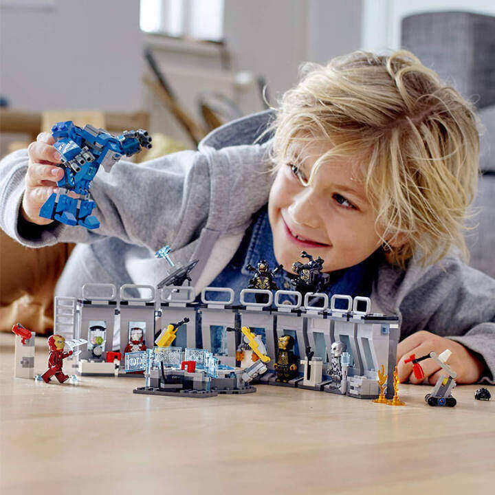 lego-76125-assembled-avengers-4-series-iron-man-mecha-showroom-boys-and-childrens-toys-marvel