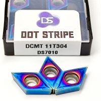 คุณภาพสูง DCMT11T304 nano blue blade เครื่องกลึงเครื่องมือสำหรับ CNC คาร์ไบด์เครื่องมือกลึงเซาะร่องใบมีด