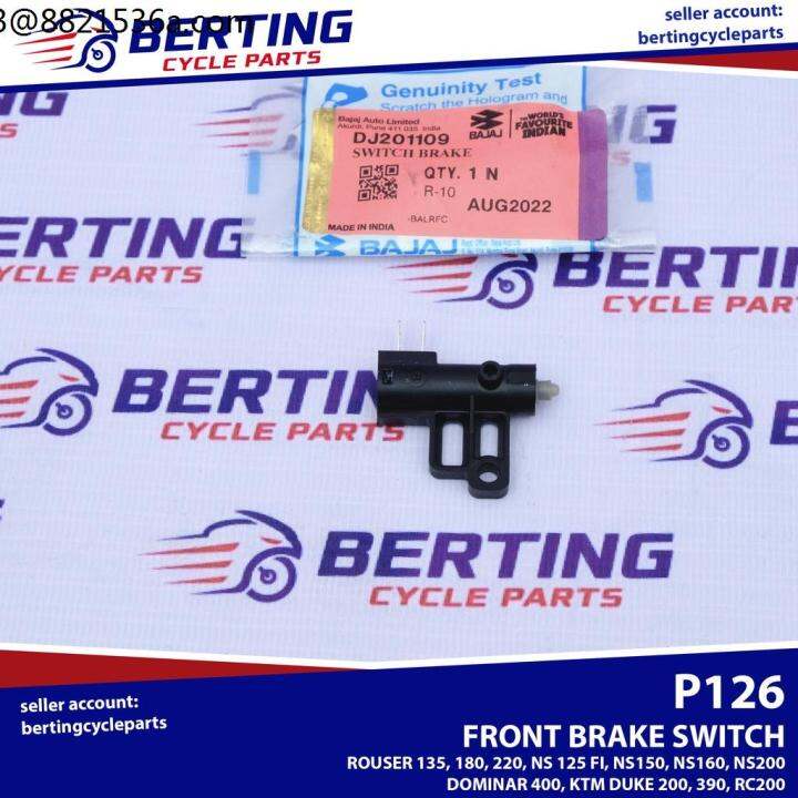 Brake system FRONT BRAKE SWITCH Rouser 135 180 220 NS150 NS160 NS200