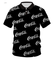 Cool Summer Coca-Cola Coke Red Hiphop 3D Print Women Men Summer Polo Casual Poloshirt 42（Contactthe seller, free customization）high-quality