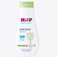 สบู่เหลวอาบน้ำเด็ก   Hipp Babysanft Babybad sensitiv  สูตรอ่อนโยน   350ml นำเข้าเยอรมัน