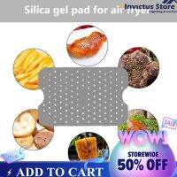 ซิลิโคน Air Fryer Pad เครื่องครัว Reusable Air Fryer Steamer Mat ทนความร้อนอุปกรณ์ทำอาหารสำหรับครอบครัว Baking Camping บาร์บีคิว