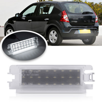 1Pc LED License Number Plate Light For Dacia Logan I 04-12 Sandero I 08-12 Renault Clio II FaceLift 01-05 Car Tail Lamp