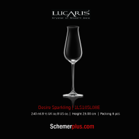 LUCARIS แก้วแชมเปญ DESIRE SPARKLING 240 ml. แพ็ค 6 ใบ