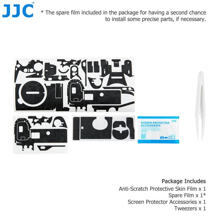 jjc-สติ๊กเกอร์ฟิล์มสำหรับห่อผิวกล้อง-a7m3ป้องกันรอยขีดข่วนสำหรับอุปกรณ์เสริม-sony-a7-iii-a7iii-a7riii-a7r-iii-caemra