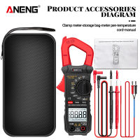 【Big-Sales】 Hashair Mart ANENG ST209 Digital Multimeter Clamp Meter 6000 Counts True RMS Amp Dc/ac Current Clamp Tester Meters โวลต์มิเตอร์400V Auto Range