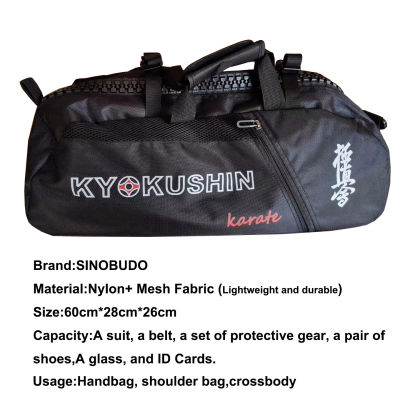 Professional Kyokushin Bag for Training Sport Bag Karate Lightweight Handbag Multifunction Waterproof Backpacks