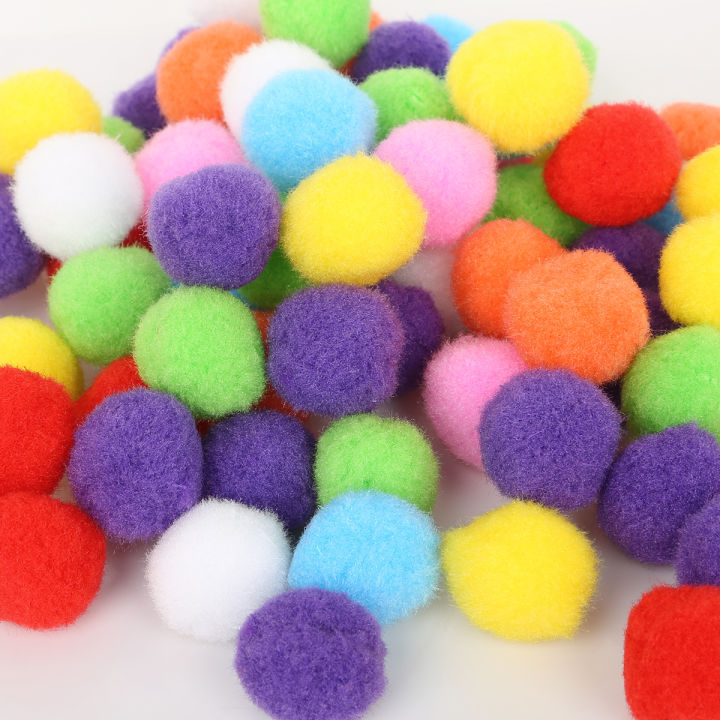 100-500ชิ้น-ถุงมินิ-fluffy-pom-pom-pompoms-ball-เด็กแฮนด์เมดของเล่นอุปกรณ์เย็บผ้า-diy-อุปกรณ์เสริม