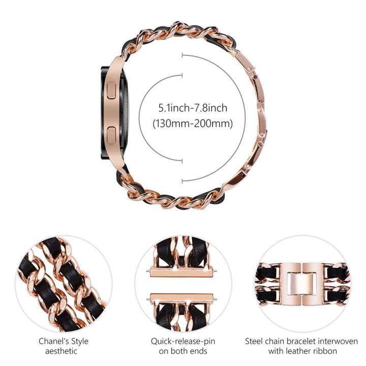 20mm-22mm-band-for-samsung-galaxy-watch-5-pro-3-4-classic-active-2-luxury-leather-metal-bracelet-huawei-watch-gt2-2e-3-pro-strap