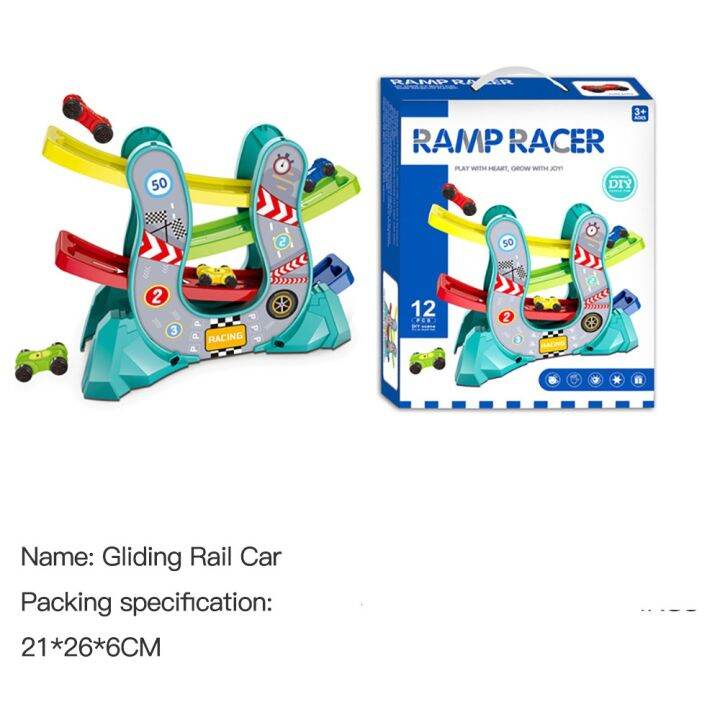 gliding-cars-ramp-racer-cars-race-track-car-4-levels-zig-zag-ramp-car-racing-toy-vehicles-for-toddler-education-learning-gift