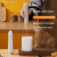 ❈● Milk Frother Handheld Mixer Electric Coffee Foamer Egg Beater Cappuccino Stirrer Mini Portable Blenders Battery Power Supply