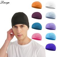 Lenoyn Outdoor Sports Cycling Brimless Hat Running Breathable Sweat-Absorbing Quick Drying Windproof Sun Proof Cycling Cap Swim Caps