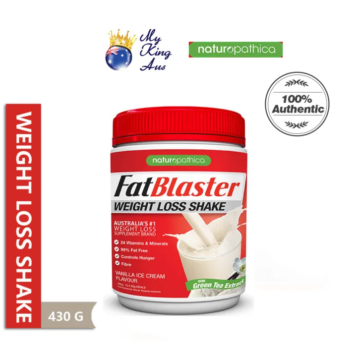 Fatblaster Weight Loss Shake Vanilla Icecream Flavor Powder 430g [My