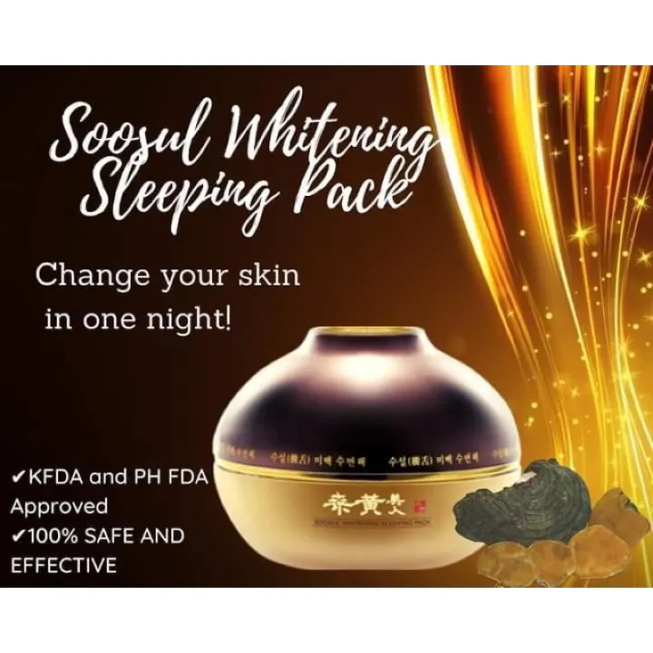SOOSUL WHITENING SLEEPING PACK 120g Overnight Cream Sleeping Mask