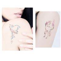 Tattoo Stickers Men Women Waterproof Long-Lasting Hyuna Style Set Small Fresh Flower Arm Simulation Tattoos Couple