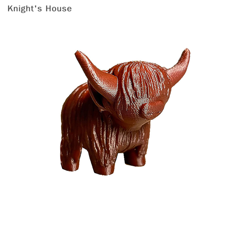 knights-house-รูปปั้นวัวไฮแลนด์สำหรับงานฝีมือรูปปั้นวัวไฮแลนด์สำหรับตกแต่งบ้าน