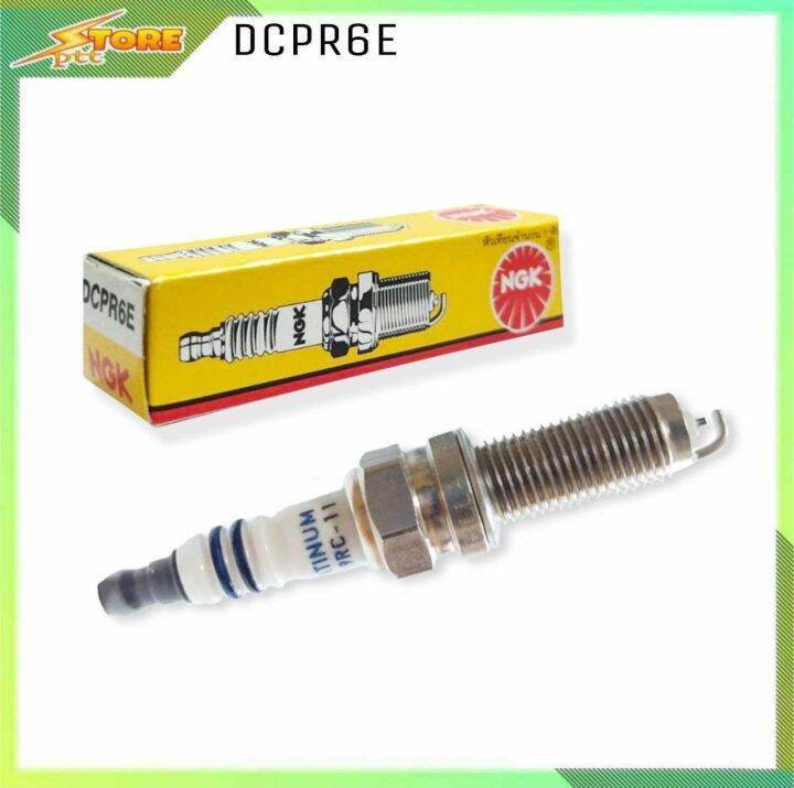 หัวเทียน NGK DCPR6E ทั่วไป ( 1หัว ) NGK (สินค้าแท้ 100% ) หัวเทียน อแวน ...