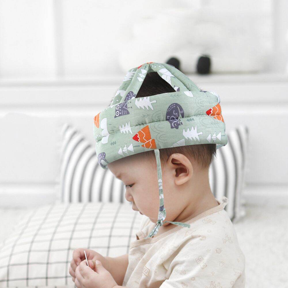 Headgear Antlers Baby Helmet Anti-Collision Hat Head Security Baby Toddler Cap 