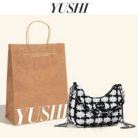 Zara・ YUSHI ผู้หญิงมีดีไซน์กระเป๋าแบบหนีบแขน2023เนื้อสัมผัสขั้นสูงน้ำขึ้นน้ำลงใหม่กระเป๋าสะพายข้างมีโซ่แบบโจ๊กเกอร์