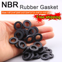 Rubber Grommet Flat Rubber Ring NBR Sealing Gaskets Plumbing Washers Seal Accessories 10pcs 18"; 14"; 38"; 12"; 34"; 1"; Faucet