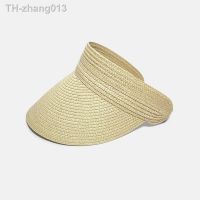 Foldable Sun Protection Women Summer Sun Visor Hat Anti-Uv Outdoor Shade Adjustable Straw Hat Beach Cap