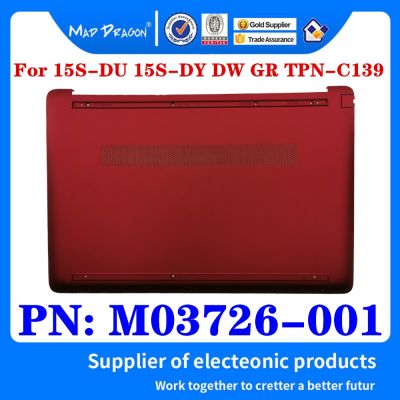 brand new New Original M03726 001 AP2H8000840 For HP 15S DU 15s DY 15S DW GR TPN C139 Laptop Bottom Base Bottom Cover Assembly Red Shell