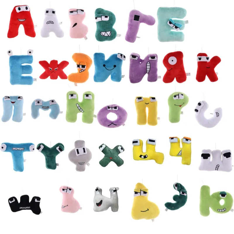 33 Styles Alphabet Lore Russian Alphabet Lore Plush Toy Stuffed