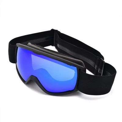 Childrens ski goggles snow goggles double layer anti fog cylindrical face boys and girls outdoor sports hiking goggles
