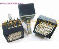 1Pc 27 Type 8Pin Precision Chip Resistor Enthusiast Stepping Japan ALPS RH2702 50KA100KA250KA Double Volume Potentiometer Knurl