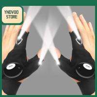 YNDVQO STORE LED Cycling กลางแจ้ง คบเพลิงแคมป์ ไฟแฮนด์ฟรี ถุงมือไฟฉาย เครื่องมือกลางคืน ไฟซ่อม